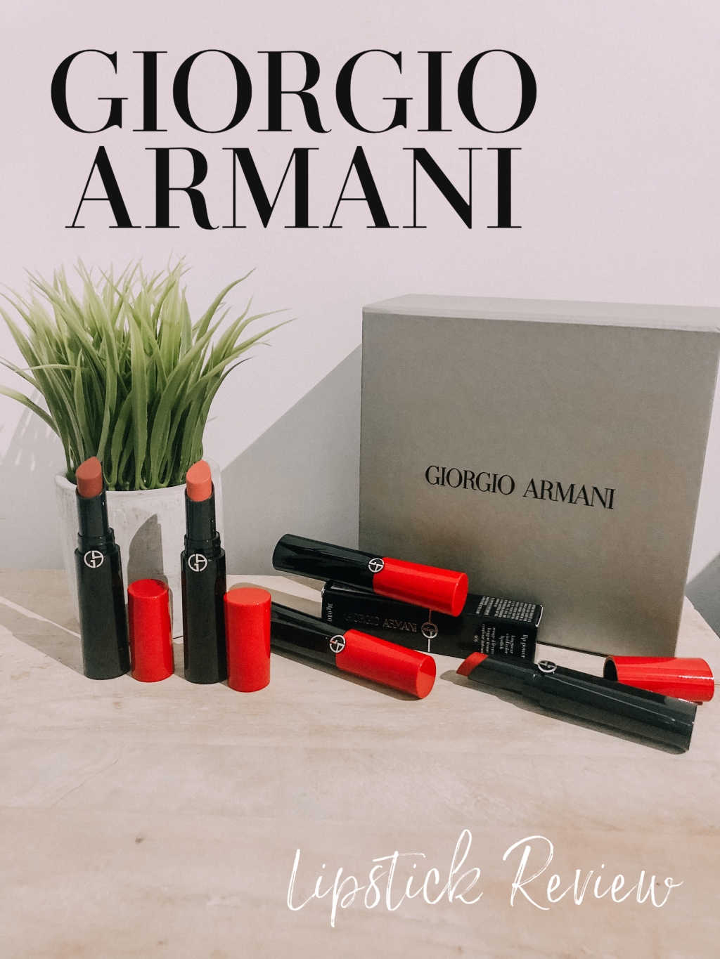 Giorgio Armani Lip Power Lipstick | Review|